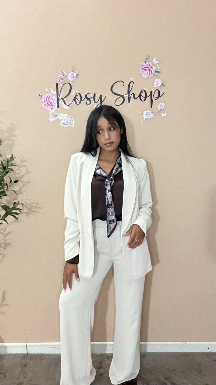 Completo giacca + pantalone a palazzo