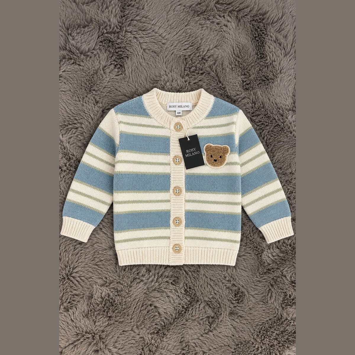 Cardigan a righe