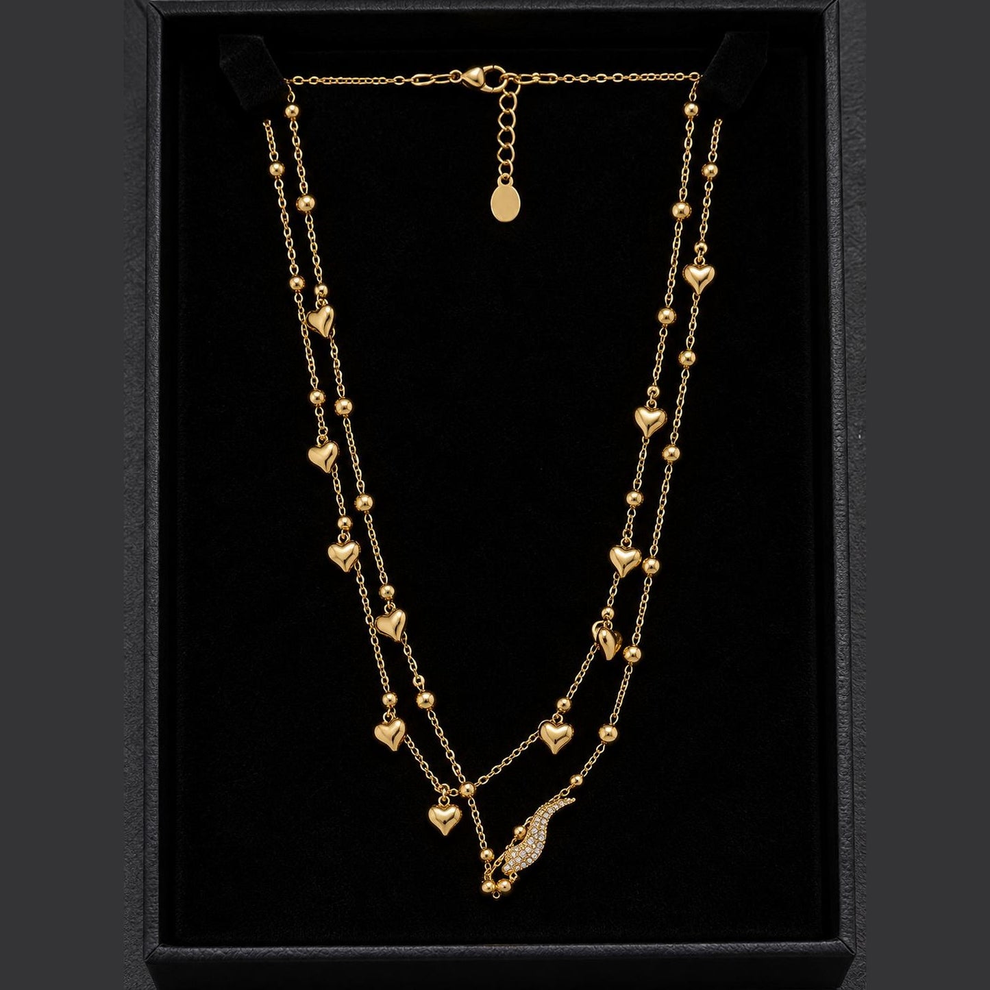 Collana doppio filo
