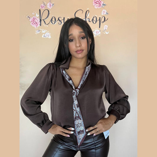 Camicia in raso