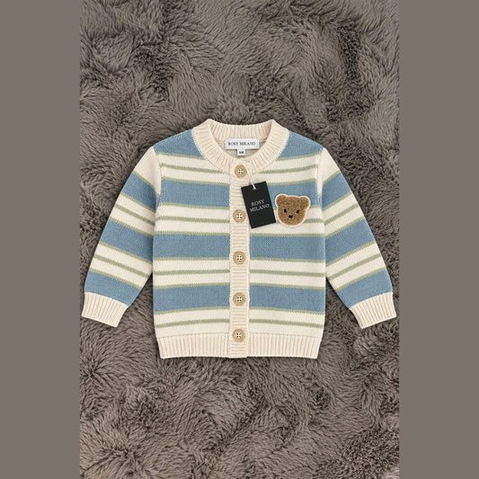 Cardigan a righe